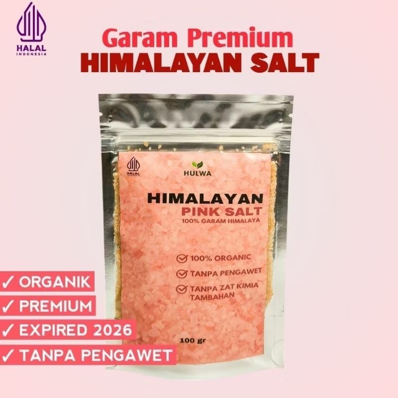 

Garam Himalaya Organik Premium 100gr - Himalayan Salt Organik