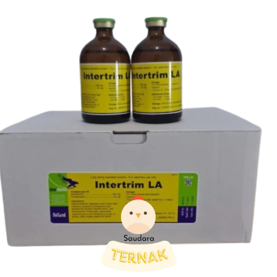 Intertrim LA 100 ml Obat Diare Pencernaan Hewan Sapi Kambing Ayam