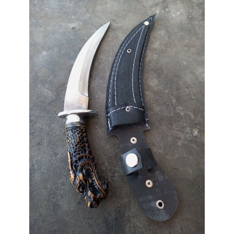 pisau dapur unik motif naga