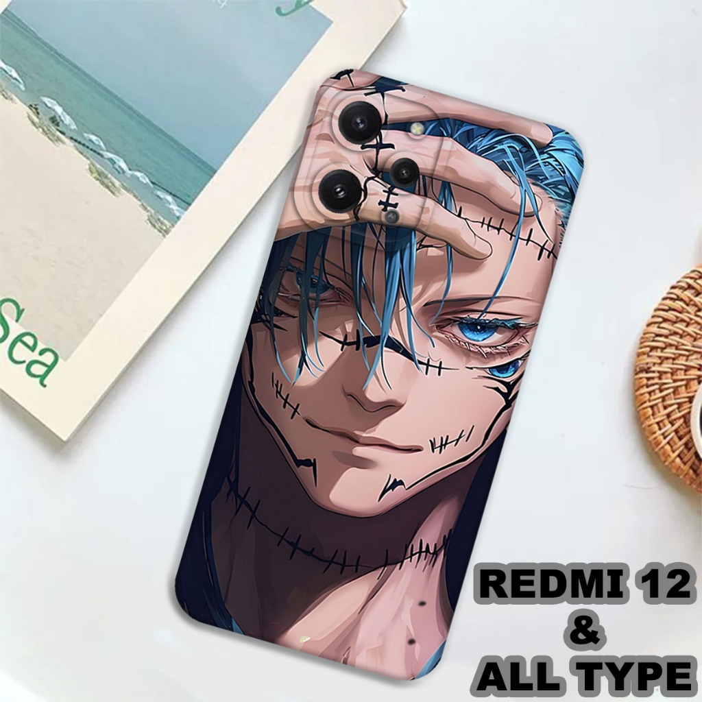 (GC4) Softcase karet Hp REDMI 12 | Case Jujutsu Kaisen | Case REDMI 12 Silikon Tpu Pro Camera | Kesi