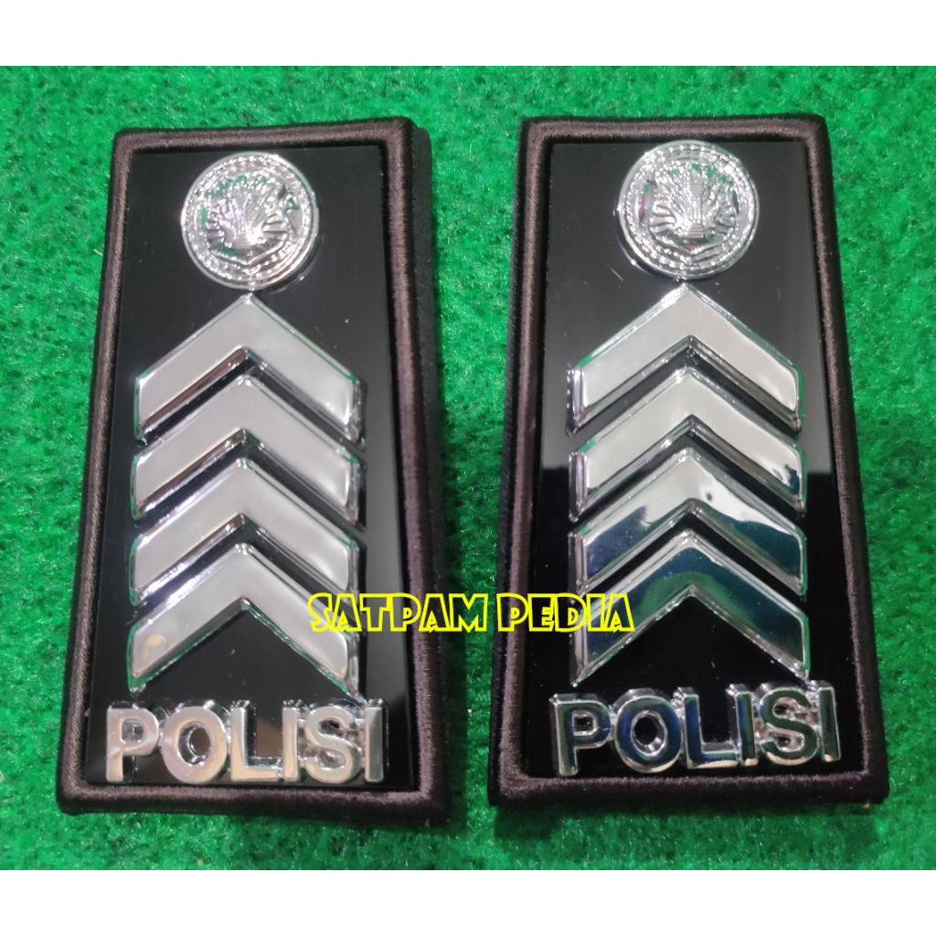 Pangkat Bripka PDH Akrilik - Pangkat PDH Bripka Akrilik