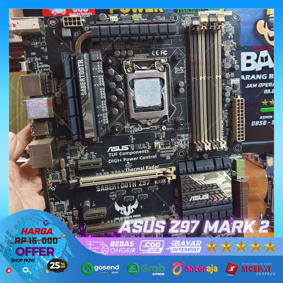 Motherboard Socket 1150 | Suport i7 4790K ASUS SABERTOOTH Z97 MARK 2