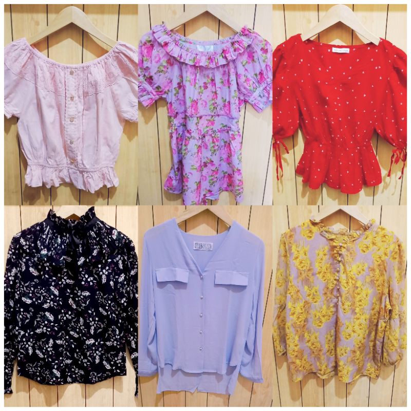 blouse sifon,katun.
