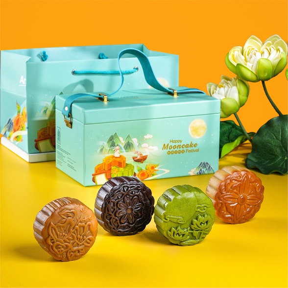 Mooncake Amway Kue bulan 4 varian rasa