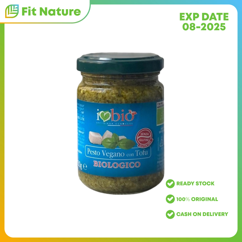 

Saus Genovese Sauce Bumbu Masak Pasta Italia Artigiana Amadori Organic Vegan Pesto w/ Tofu 130g - Organik Topping Spagheti Pizza