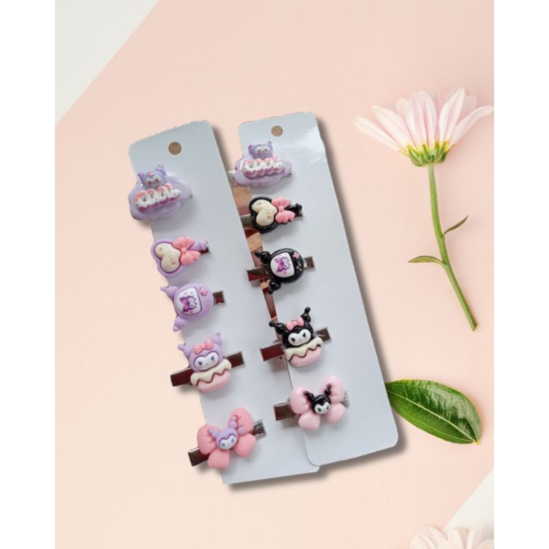 Jepit Rambut Sanrio Jepit Kuromi Jepit Rambut Karakter Sanrio