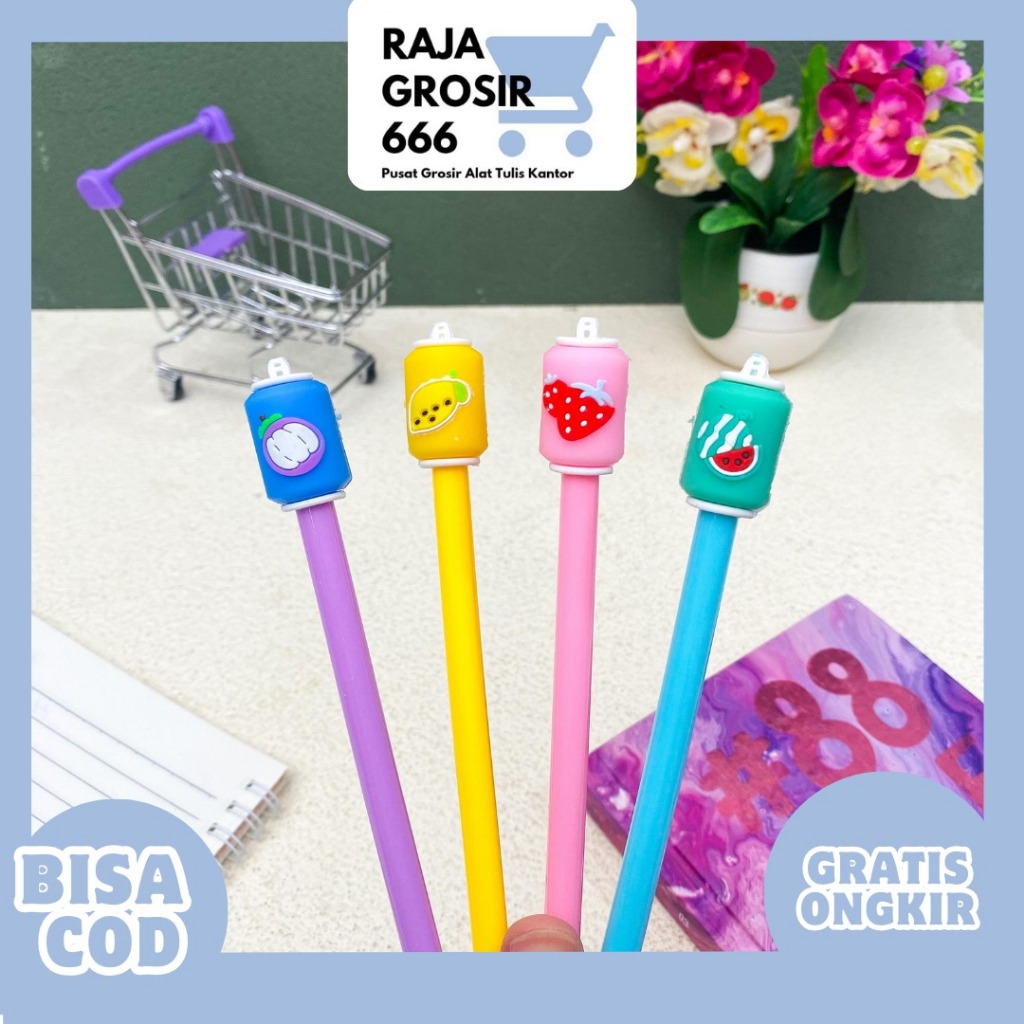 

PULPEN GEL BENTUK MINUMAN KALENG PGK-1440 PENA LUCU GEMAS KADO UNIK KOREA AESTHETIC COD
