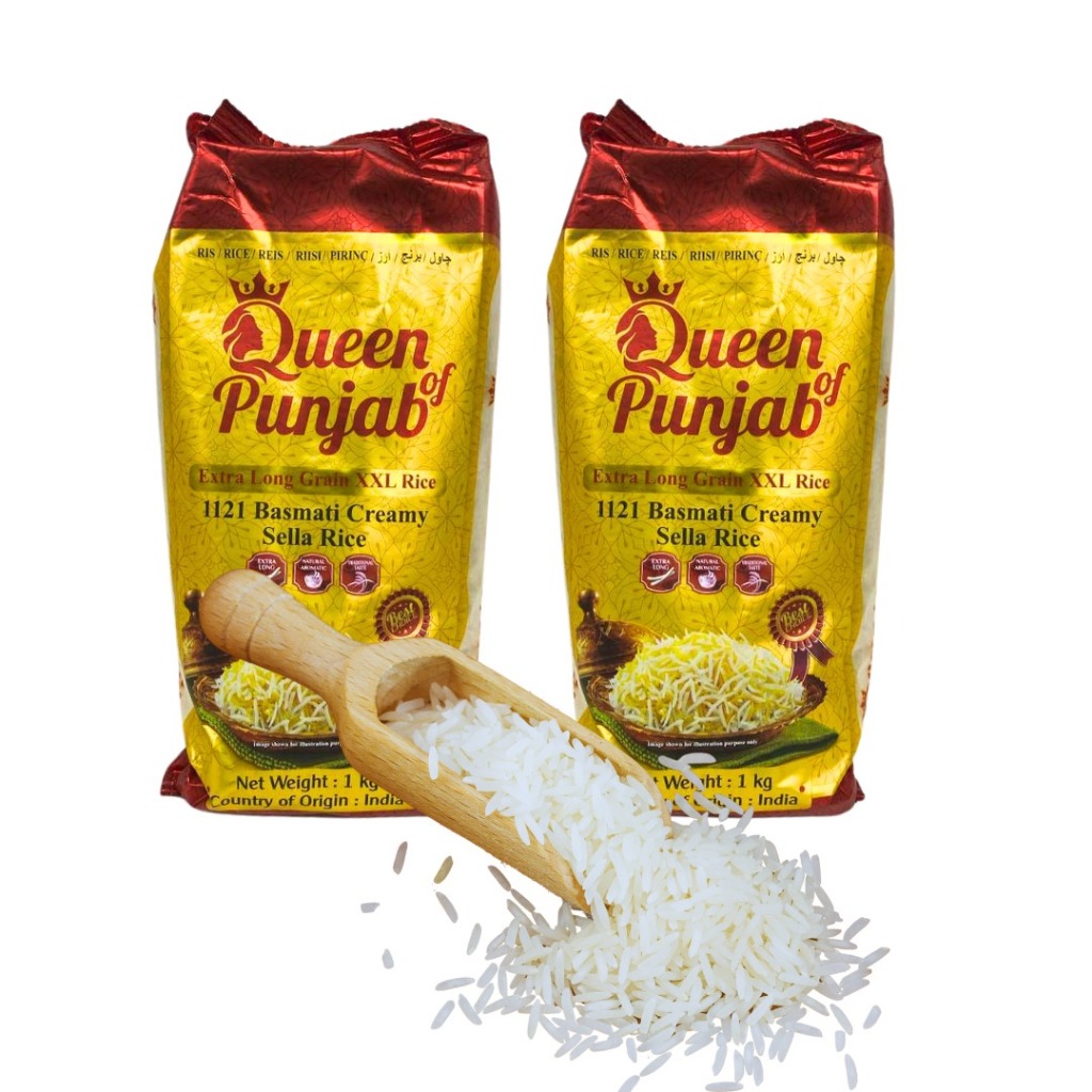 

Queen of Punjab / Beras Basati 1Kg / Extra Long Grain XXL Rice / Origin of India's
