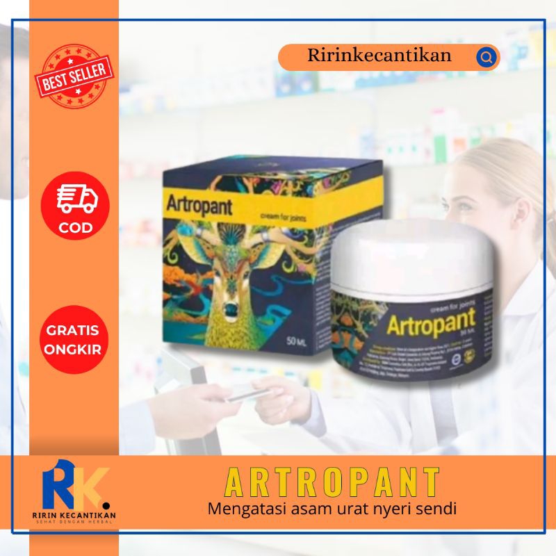 Artropant Asli Original Cream Ampuh Mengobati Nyeri Sendi & Pengapuran Tulang Resmi BPOM