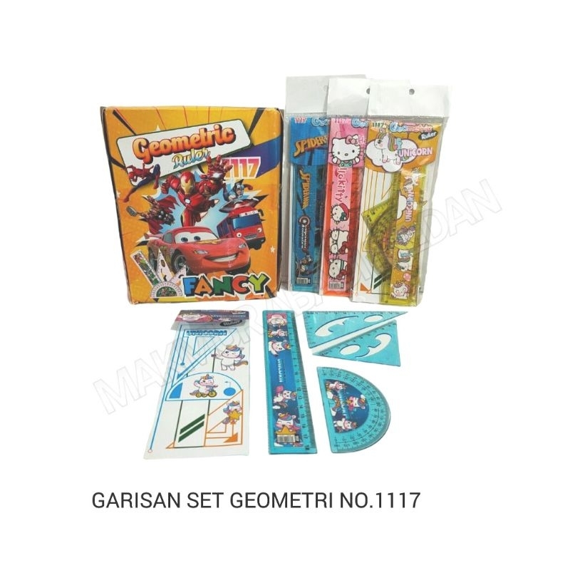 

Penggaris Set Geometri 4in1 Perlengkapan Sekolah Komplit 1117