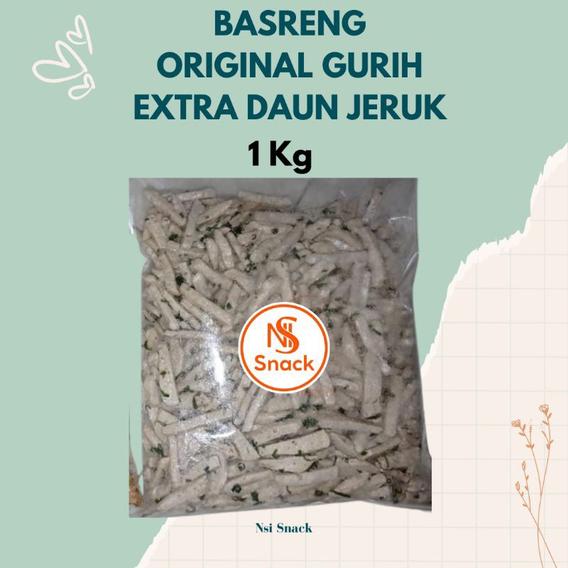 

BASRENG GURIH RENYAH EXTRA DAUN JERUK BENTUK STIK BERAT 150g, 250g, 500g, 1kg