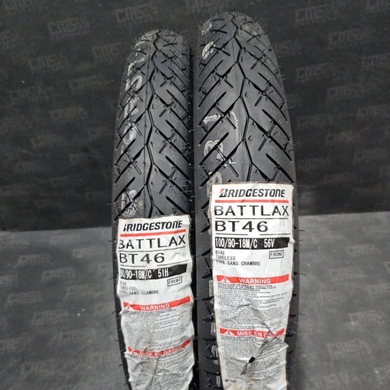Ban Bridgestone Battlax BT46 BT 46 90/90-18 dan 100/90-18 produksi Baru For Rxking