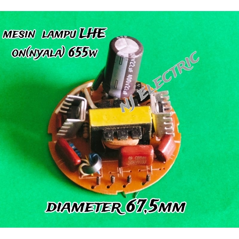 Driver/mesin/LHE 4U On (nyala) 65W (retur pabrik)