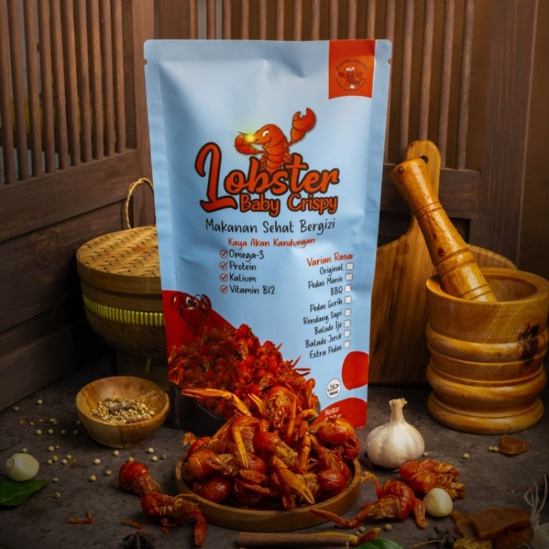 

Cemilan Lobster Crispy 100g