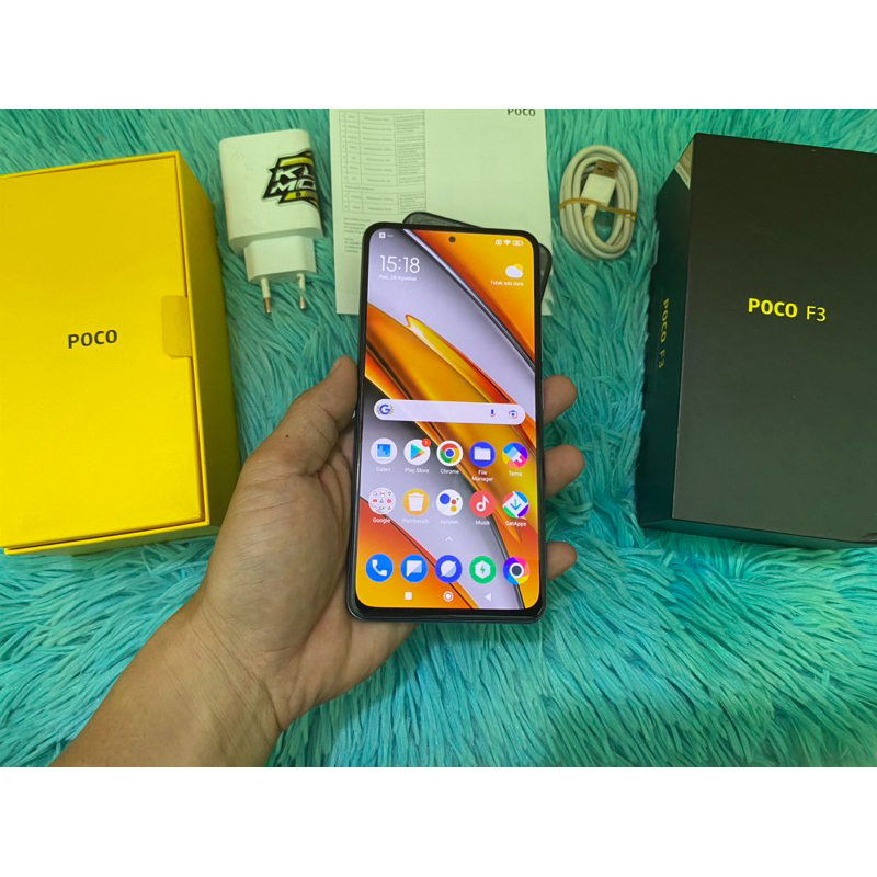 POCO F3 6/128 BEKAS ORIGINAL SECOND