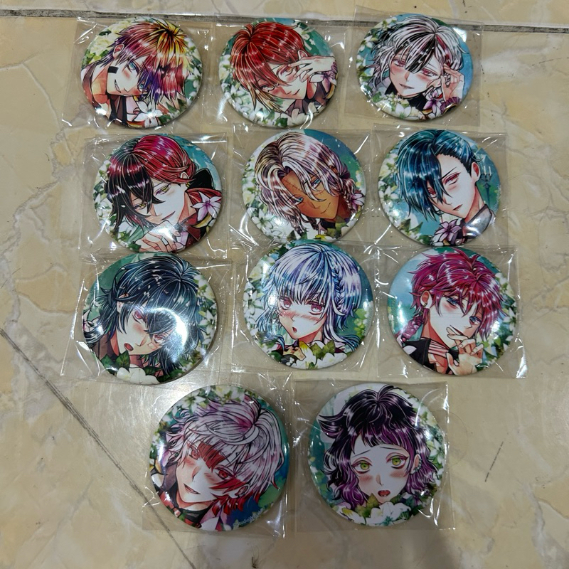 Akuneko Akuma Shitsuji to Kuroi Neko Devil Butler and Black Cat Butler’s Wedding Pin Badges Can Badg