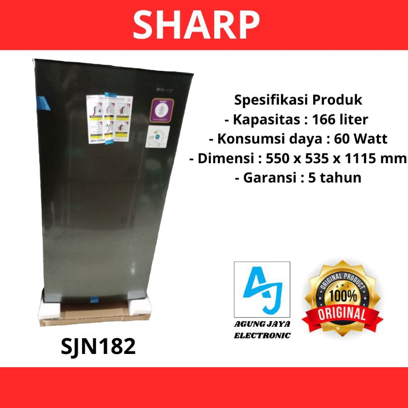 SHARP KULKAS 1 PINTU SJN182