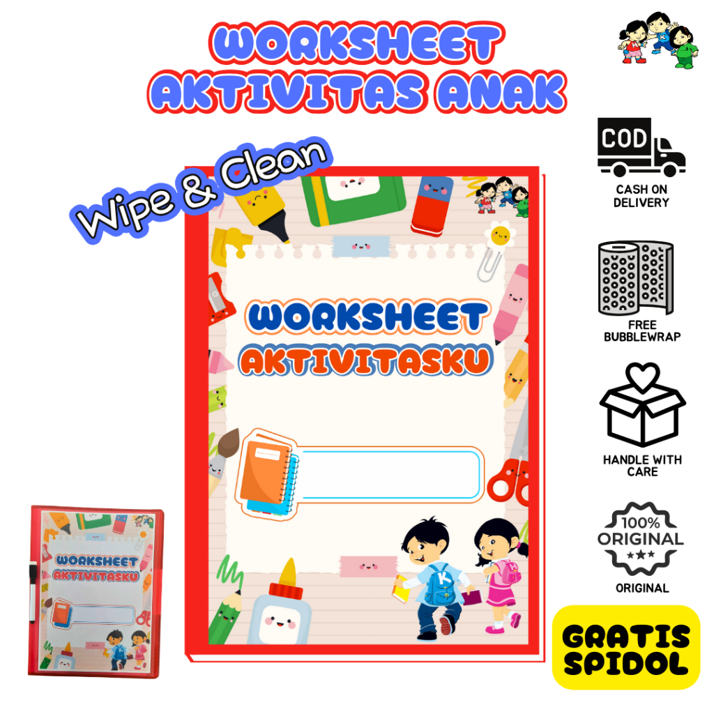 Happy Holy Kids-Worksheet Anak Buku Aktivitas Anak TK/PAUD 4-6 Tahun
