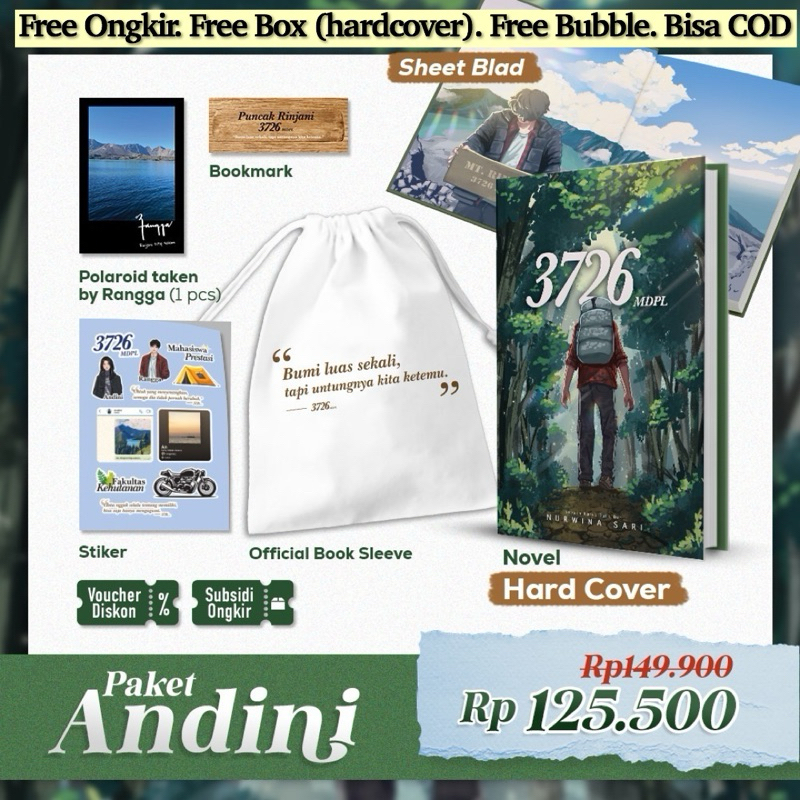 Novel 3726 MDPL / 0 MDPL - Nurwina Sari - Romancious