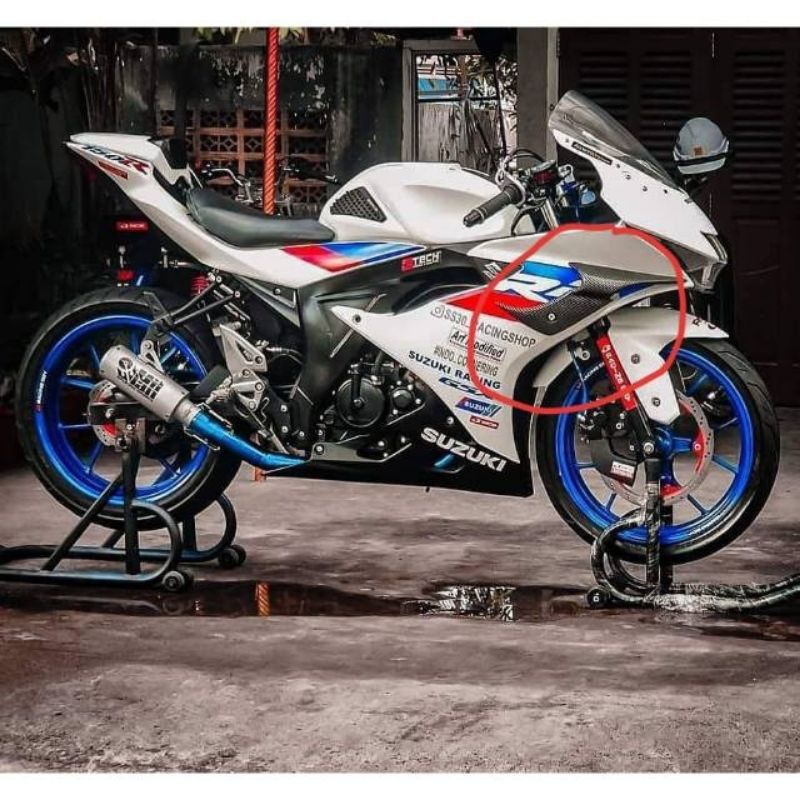 Aero Winglet GSX R150 Carbon Winglet Sayap Suzuki GSX R150 Aero Fairing GSX R150 Winglet