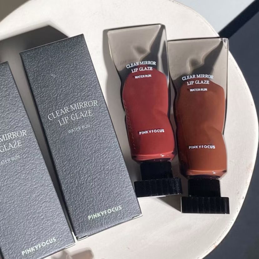PINKYFOCUS  Mirror Glossy Lip Glaze Stain Glossy Lipstik