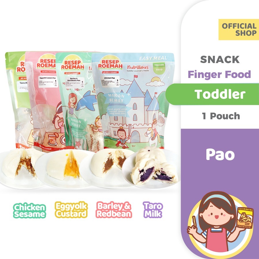 

RESEP ROEMAH / Pao / Bun Bakpao / Toddler / Healthy Homemade / Frozen Food / No MSG