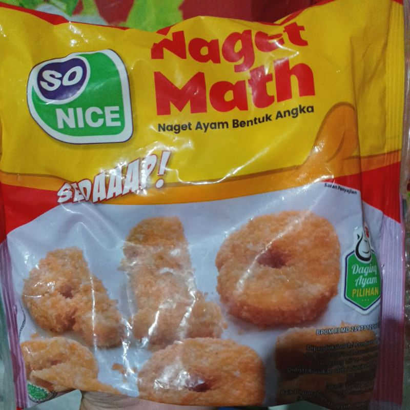 

So nice sonice nuget matematika 250gr [NON COD JATENG]