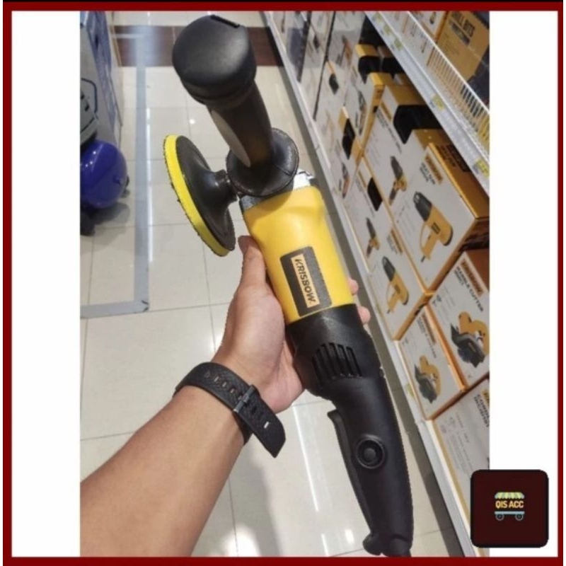 KRISBOW mesin poles mobil angle polisher 5 inci IRAP5