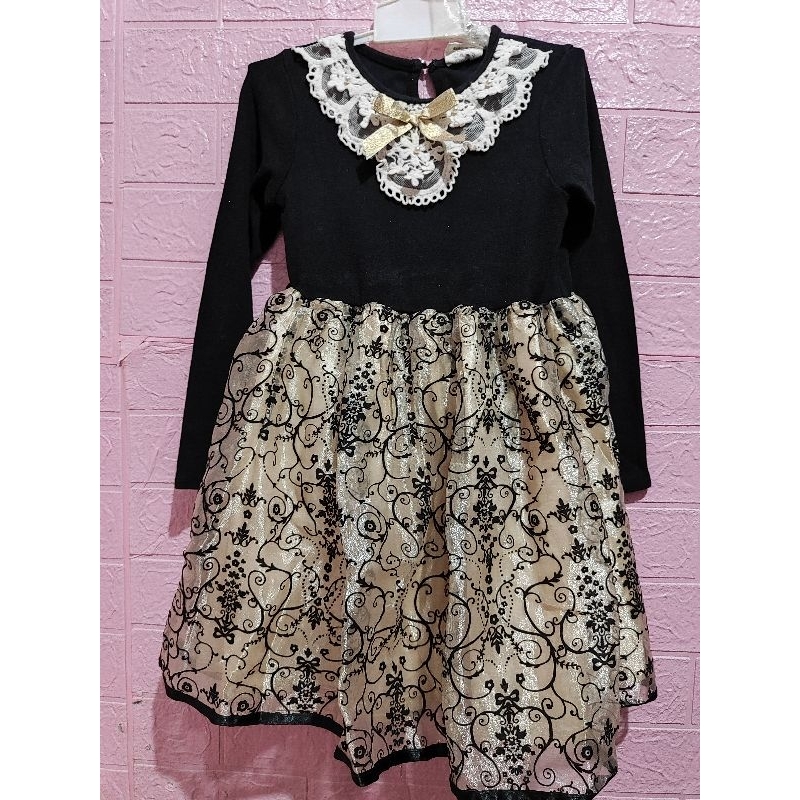 Dress Premium / Tunik Vintage / Gaun ulang tahun anak usia 2 - 5 tahun