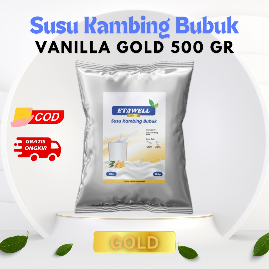 

Etawell Gold - Susu Kambing Bubuk Vanilla 500 Gr