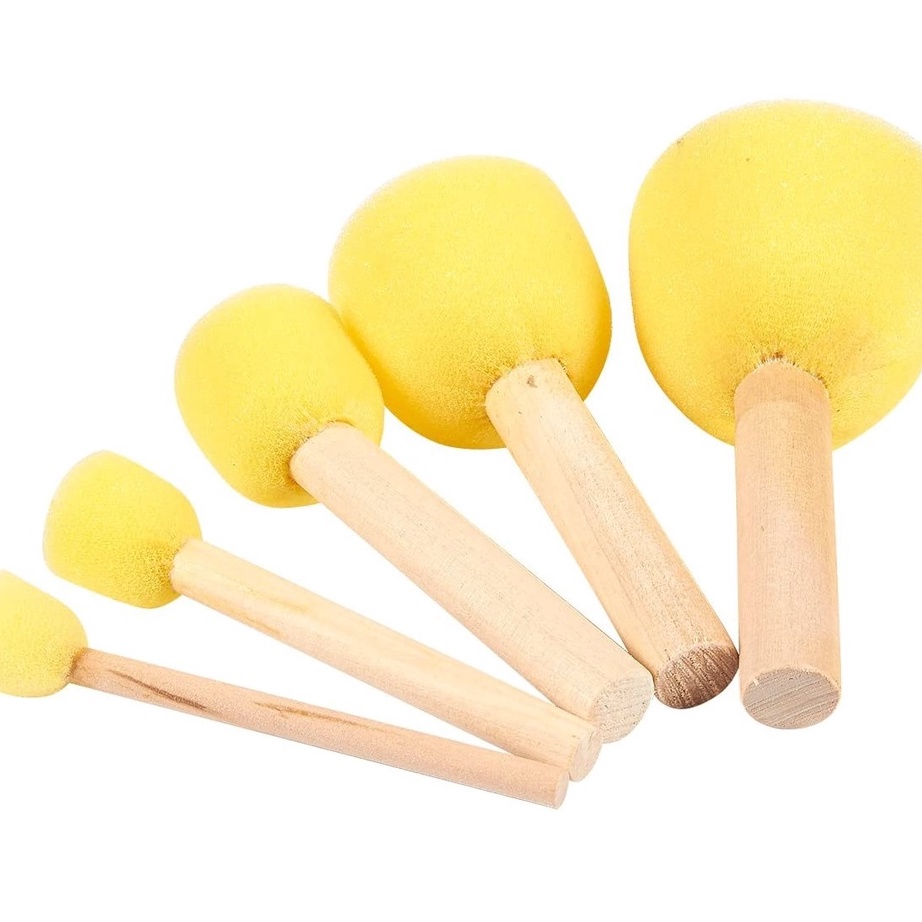 

SUPER Kid Paint Sponge Dot Spons Lukis isi 5