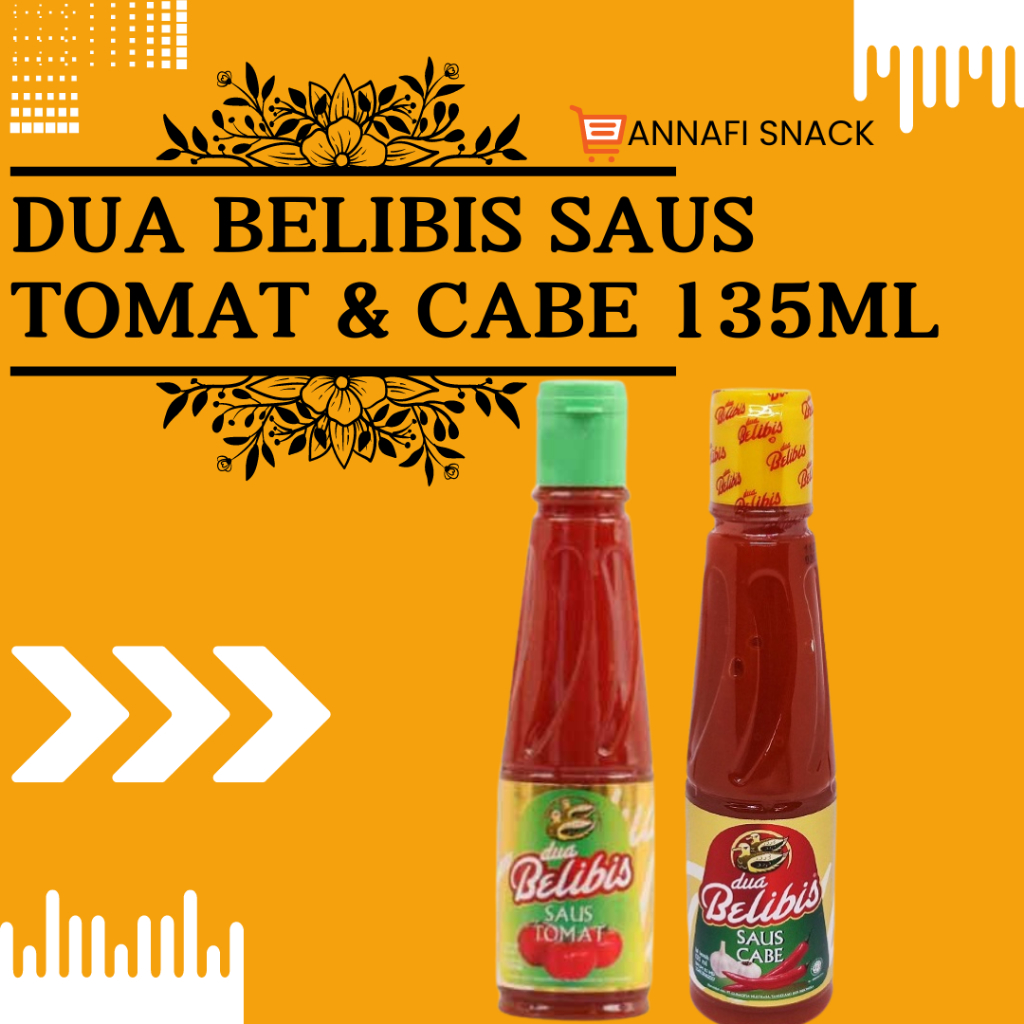 

SAUS DUA BELIBIS TOMAT & CABE 135 ML // SAUS BOTOL