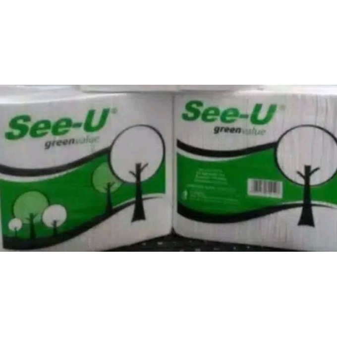HJ6 Tissu See U 65gr 2 Ply  Tisu Facial See U Green Value 2 ply 1kg bisa muat 2 tissue facial 7