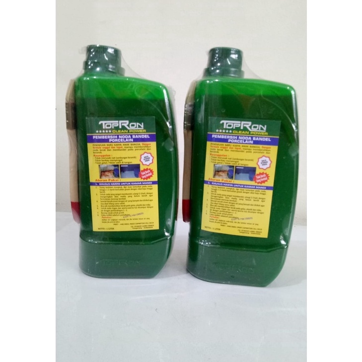 Promo TOPRON PEMBERSIH KERAMIK KAMAR MANDI  TOPRON PEMBERSIH WC TOPRON CLEAN POWER free kuas