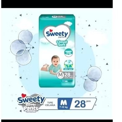 popok sweety pants silver
