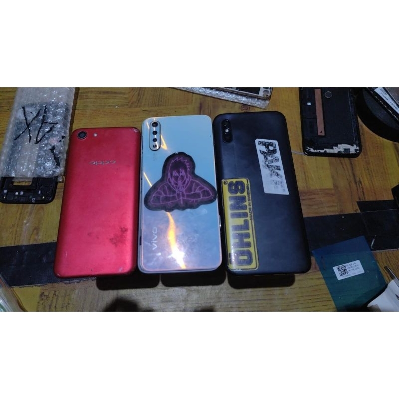 vivo s1 ram 4/128, redmi 9a ram 3/32, oppo a83 minus lcd, mesin normal, fisik seadanya