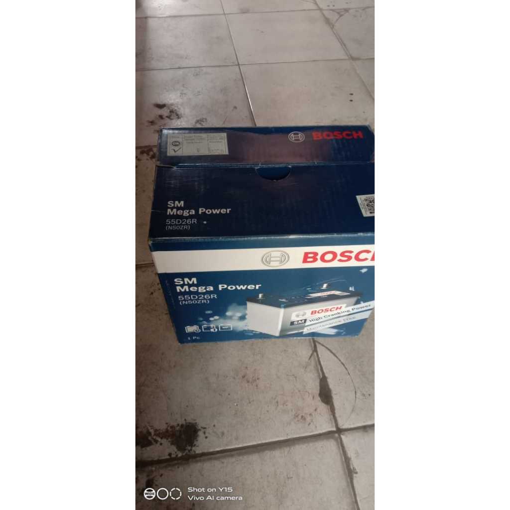 Aki Accu Baterai Mobil Merk BOSCH MF N50Z (55D26R) - 60Ah