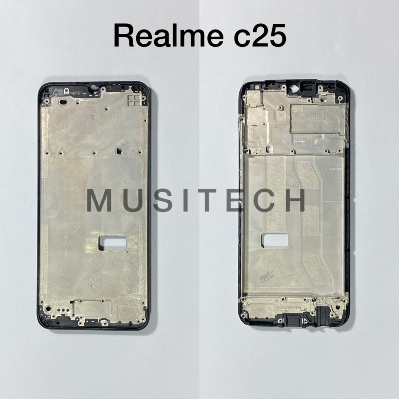 frame realme c25/tulang tengah realme c25/kedudukan lcd/tatakan lcd