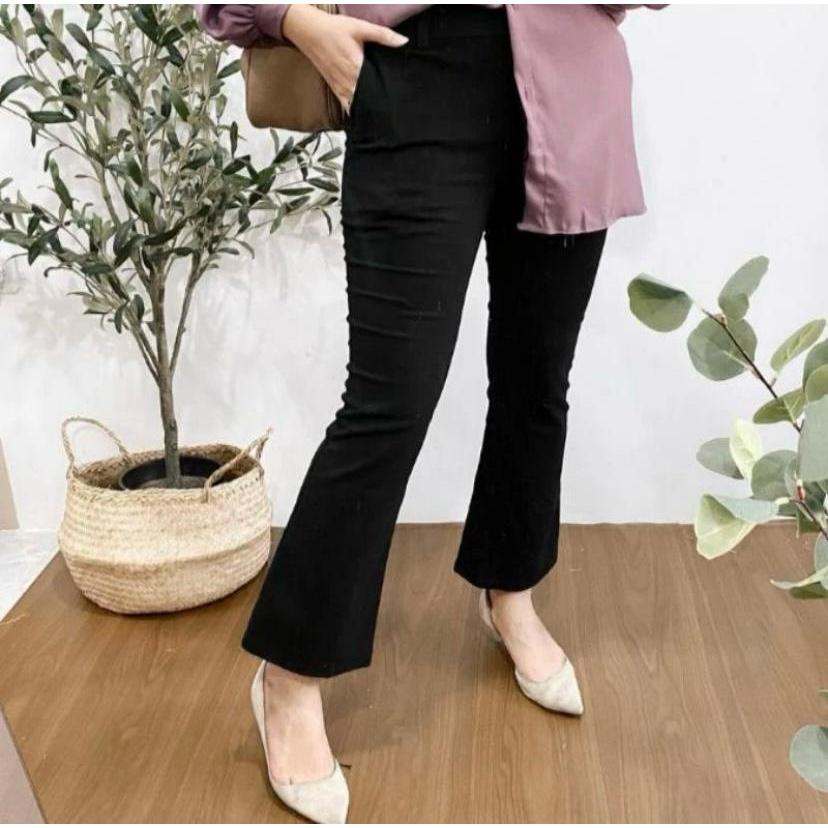 CELANA CUTBRAY WANITA//CUTBRAY BASIC PANTS PREMIUM KATUN TWILL//CELANA KATUN SLIMFIT WANITA