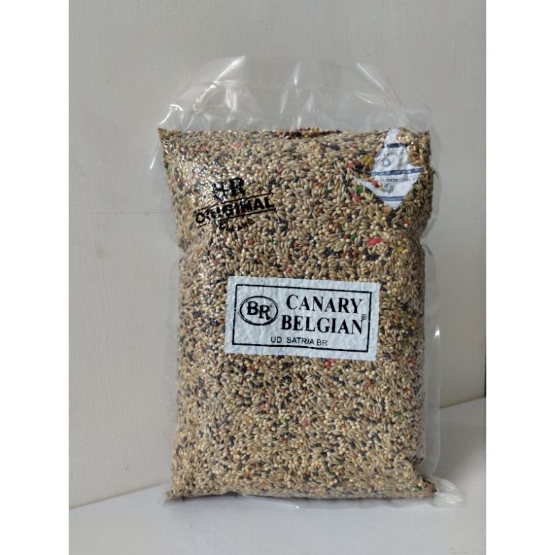 Canary Belgian belgie BR pakan burung kenari Original 1000gr