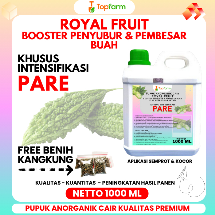 Pupuk Booster Pare / Pupuk Untuk Tanaman Pare / Pupuk Penyubur Tanaman Pare / Pupuk Buah Pare / Pupu