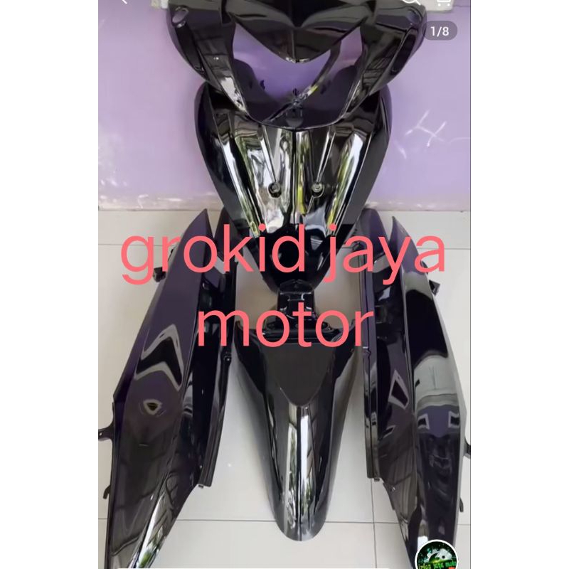 cover body halus paketan honda spacy karbu spacy fi warna hitam