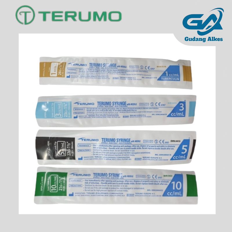 Spuit Terumo 1CC 3CC 5CC 10CC  Syringe Terumo  Suntikan Terumo