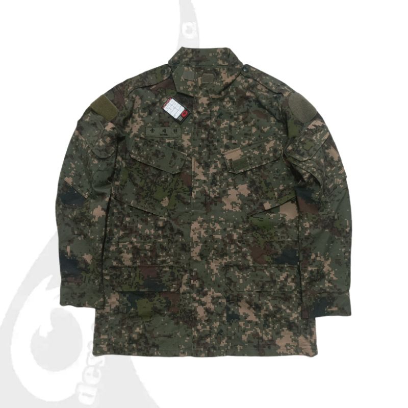 jaket parka ecwcs slant pocket korean army granite B