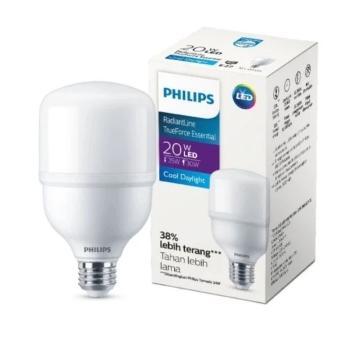 Lampu Led Philips 20w 20 watt Essential Trueforce led