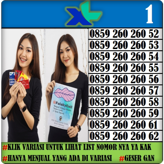 Nomor Cantik XL 888 XXX Double