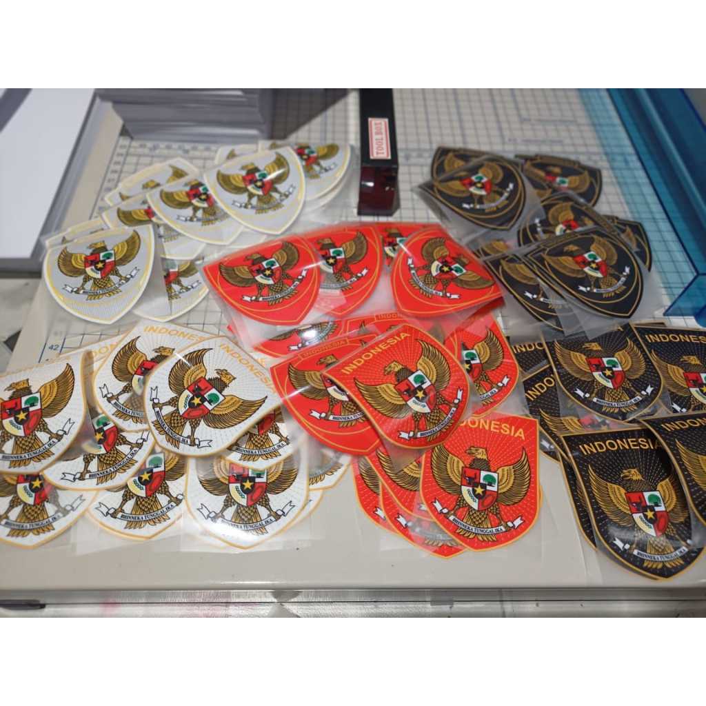 

Sablon Stiker Setrika DTF Logo Timnas Indonesia Terbaru (Sablon Setrika)