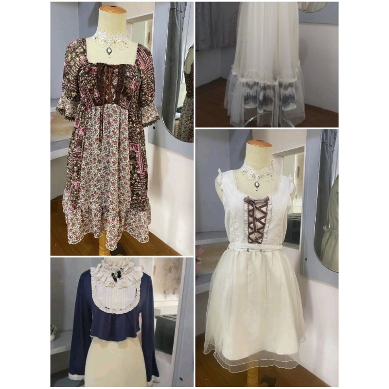 axes femme daily kawai / Coquette / himekaji / gyaru / jirai kei / dress korea / baju vintage / dres