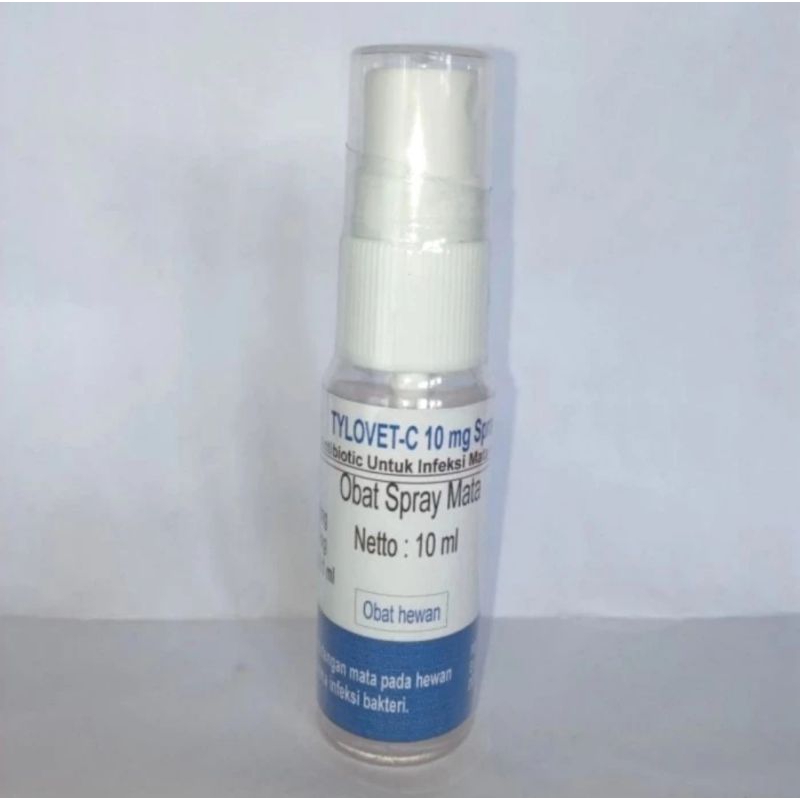 TYLOVET-C 10 mg Spray, antibiotik untuk infeksi mata hewan