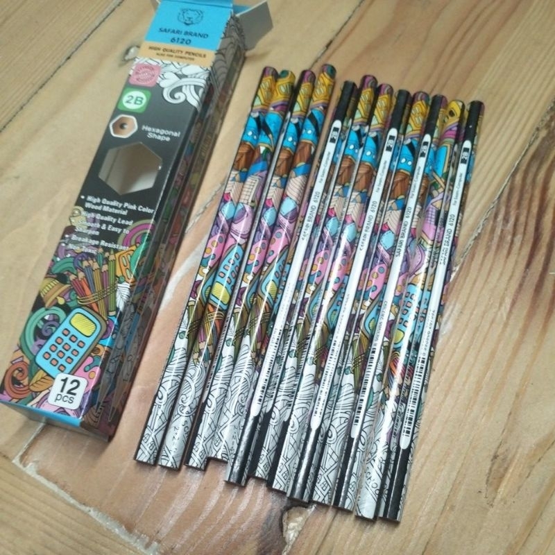 

PENSIL 2B HEXAGON SAFARI